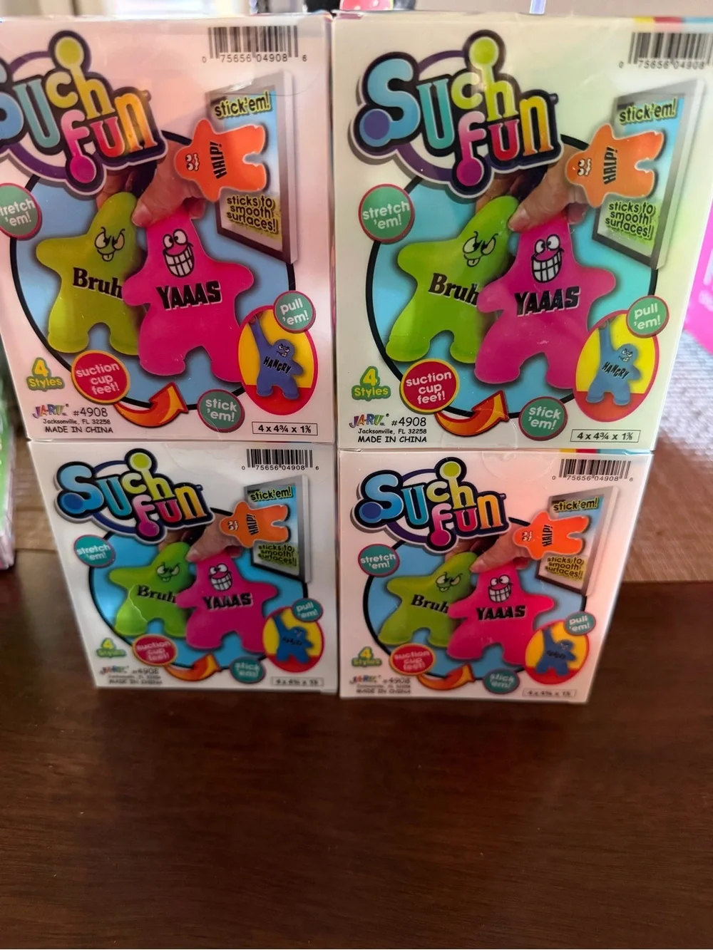 Jaru Such Fun Suction Dude Hangry Squeezy Sensory Stress Reliever Toy squishy